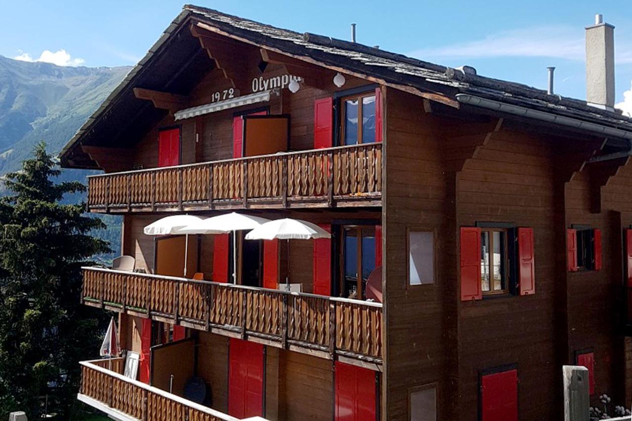 Apartment Mit Traumblick Im Haus Olympia Grächen Εξωτερικό φωτογραφία